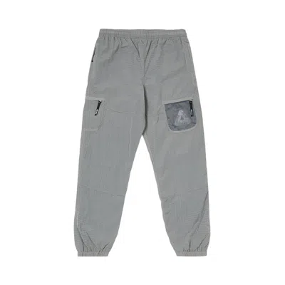 Pre-owned Palace Cripstop Grid Joggers 'ice' | Grey | Men's Size S In Gray