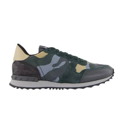 Pre-owned Valentino Garavani Valentino Valentino Rockrunner 'grey Camo' | Men's Size 40