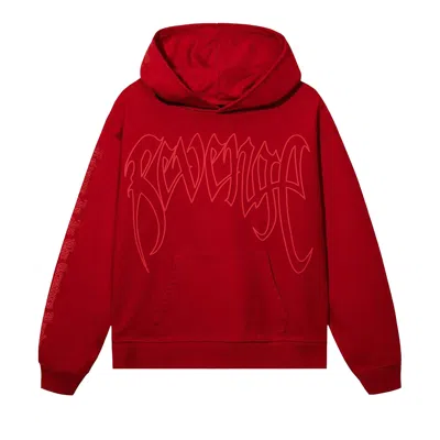 Pre-owned Revenge X Xxxtentacion Kill Outline Hoodie 'red/red' | Men's Size S