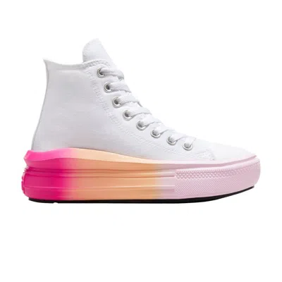 Pre-owned Converse Chuck Taylor All Star Move Platform High Gs 'bright Ombre' | White | Kid's Size 4.5