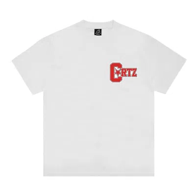 Pre-owned Corteiz Crtz Star Mesh Tee *new Blank* 'white/red' | Men's Size Xl