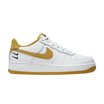 Pre-owned Nike Air Force 1 Ho20 Bg 'dual Swoosh - White Wheat' | Kid's Size 5