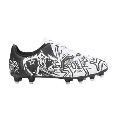 Pre-owned Puma Christian Pulisic X Tacto 2 Fg Ag Big Kid 'cp10 Pack - White' | Kid's Size 11