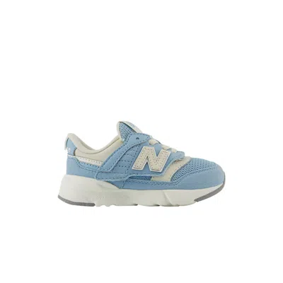 Pre-owned New Balance 997r New-b Hook & Loop Toddler 'chrome Blue Linen' | Infant Size 2