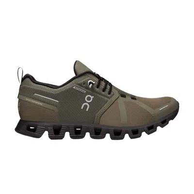 Pre-owned On Wmns Cloud 5 Waterproof 'olive Black' | Green | Women's Size 6