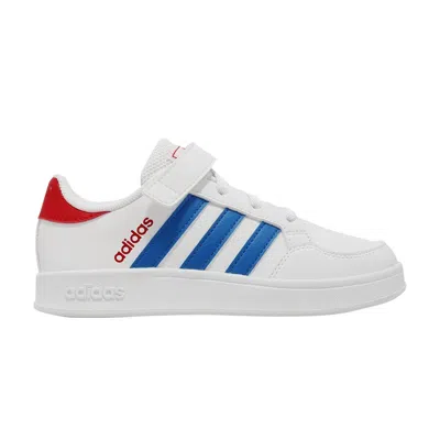 Pre-owned Adidas Originals Adidas Breaknet El Little Kid 'white Blue Rush' | Kid's Size 2.5