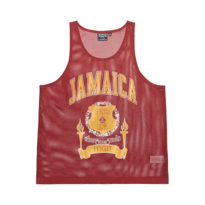 Pre-owned Stussy X Denim Tears Mesh Tank 'cardinal' | Red | Men's Size M