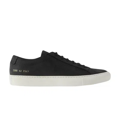 Pre-owned Common Projects Achilles Low 'black Nubuck' | Men's Size 39