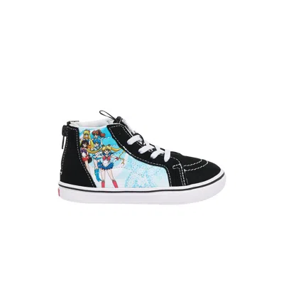 Pre-owned Vans Sailor Moon X Sk8-hi Zip Comfycush Toddler 'pretty Guardian' | Black | Infant Size 10