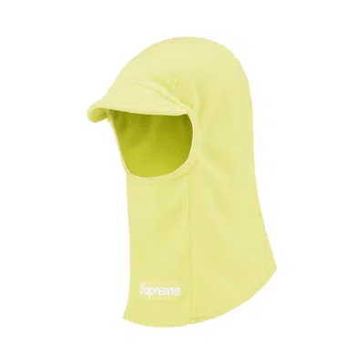Pre-owned Supreme X Polartec Brim Balaclava 'lime' | Green | Men's Size Onesize