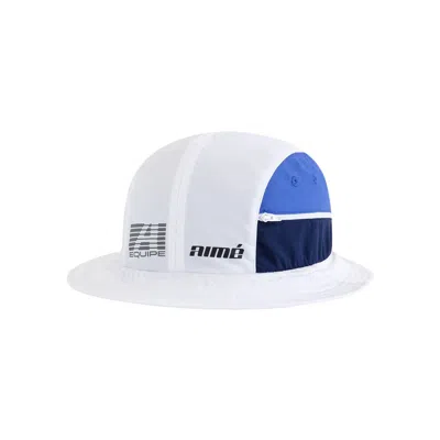 Pre-owned Aimé Leon Dore Racing Bucket Hat 'bright White' | Men's Size L/xl