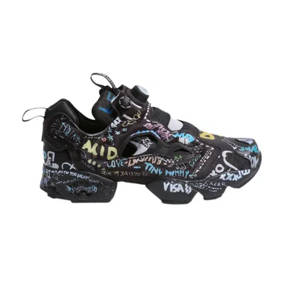 Pre-owned Reebok Vetements X Instapump Fury 'graffiti - Black' | Men's Size 9