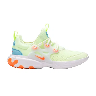Pre-owned Nike React Presto Ps 'psychedelic Lava' | Yellow | Kid's Size 2