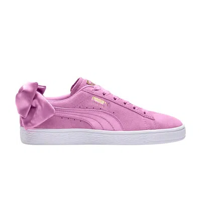 Pre-owned Puma Suede Bow Big Kid 'orchid' | Pink | Kid's Size 6.5