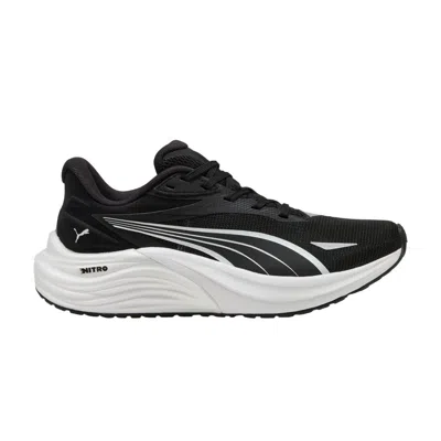 Pre-owned Puma Electrify Nitro 4 Big Kid 'black White' | Kid's Size 4.5
