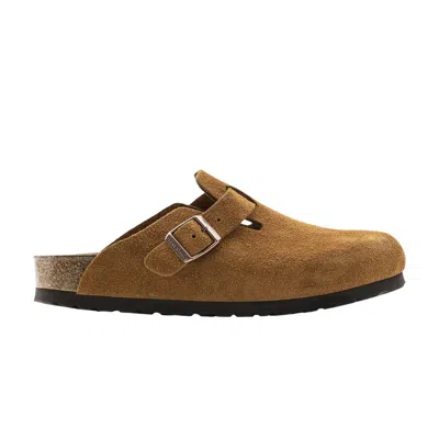Pre-owned Birkenstock Boston Soft Footbed Suede 'mink' | Tan | Men's Size 42