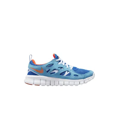 Pre-owned Nike Free Run 2 Gs 'laser Blue Safety Orange' | Kid's Size 5