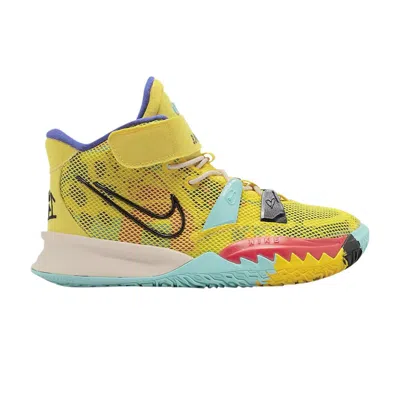 Pre-owned Nike Kyrie 7 Ps '1 World 1 People' | Yellow | Kid's Size 11