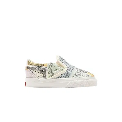 Pre-owned Vans Kith X Vault Og Classic Slip-on Toddler 'bandana Multi' | Multi-color | Infant Size 8
