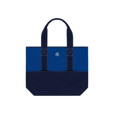 Pre-owned Aimé Leon Dore Monogram Contrast Tote Bag 'navy' | Blue | Men's Size Onesize