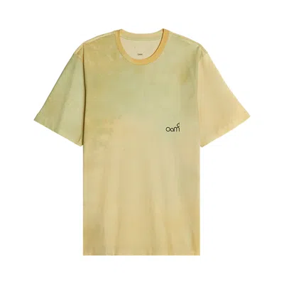 Pre-owned Oamc Spark Of Life T-shirt Cloud Tee 'yellow Green' | Men's Size M