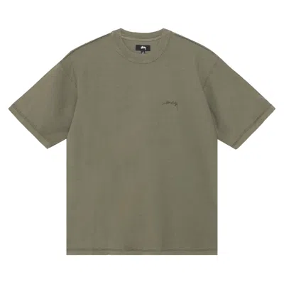 Pre-owned Stussy Lazy Tee 'pine' | Green | Men's Size Xs