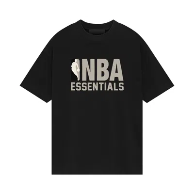 Pre-owned Essentials Fear Of God  X Nba Tee 'black' | Men's Size M