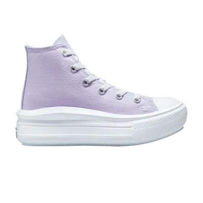 Pre-owned Converse Chuck Taylor All Star Move Platform High Ps 'gel Patch' | Purple | Kid's Size 1.5