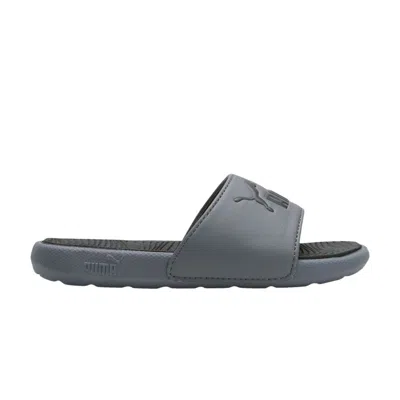 Pre-owned Puma Cool Cat 2.0 Slides Little Kid 'cool Dark Grey' | Kid's Size 11 In Gray