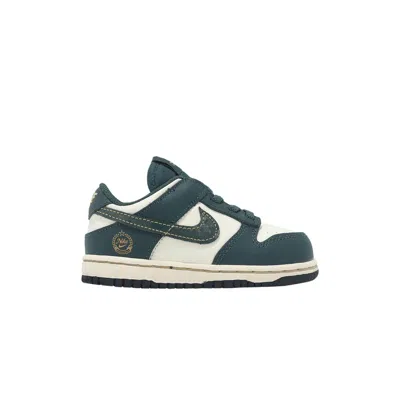 Pre-owned Nike Dunk Low Td 'deep Jungle' | Green | Infant Size 4