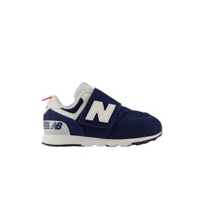Pre-owned New Balance 574 New-b Hook & Loop Toddler 'navy' | Blue | Infant Size 9