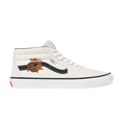 Pre-owned Vans Supreme X Nate Lowman X Skate Grosso Mid 'cream' | White | Men's Size 12