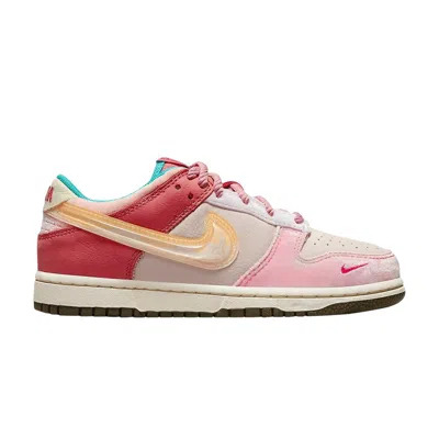 Pre-owned Nike Social Status X Dunk Low Ps 'strawberry Milk' | Pink | Kid's Size 13.5