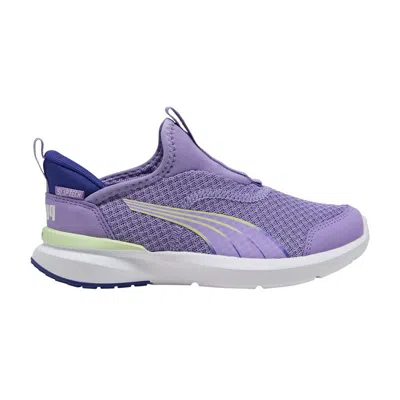 Pre-owned Puma Kruz Profoam Sliptech Little Kid 'lavender Alert' | Purple | Kid's Size 12