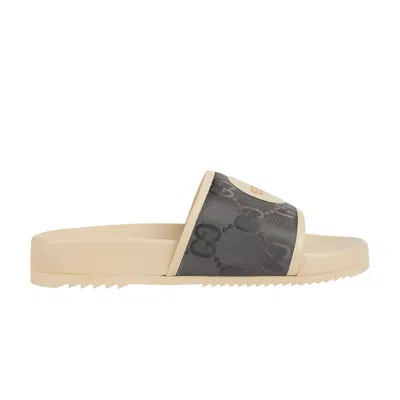 Pre-owned Gucci Off The Grid Slide 'gg Dark Grey' | Men's Size 12
