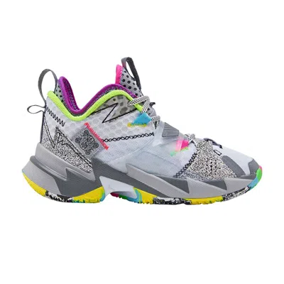 Pre-owned Air Jordan Jordan Why Not Zer0.3 Bg 'cool Grey' | Kid's Size 4.5