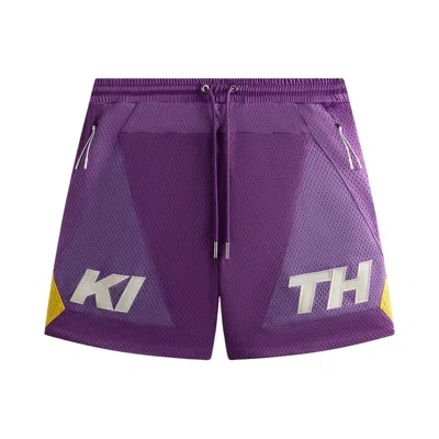 Pre-owned Kith Mesh Turbo Short 'custom' | Purple | Men's Size Xl