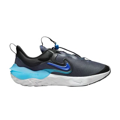 Pre-owned Nike Run Flow Gs 'thunder Blue Lightning' | Kid's Size 3.5
