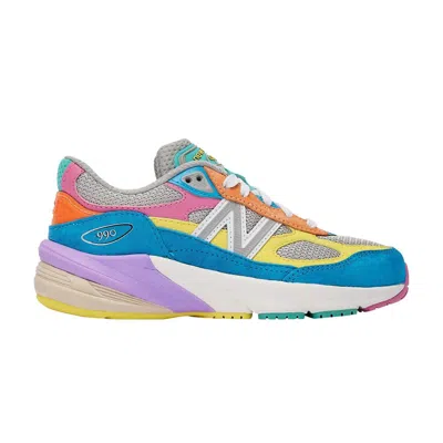 Pre-owned New Balance 990v6 Little Kid 'gelato' Dtlr Exclusive | Multi-color | Kid's Size 2