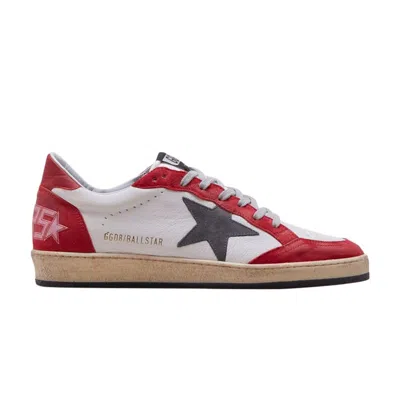 Pre-owned Golden Goose Ball Star 'white Red' | Men's Size 45