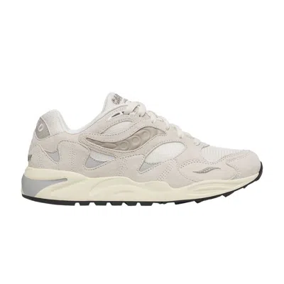 Pre-owned Saucony Grid Shadow 2 'cream White' | Men's Size 11