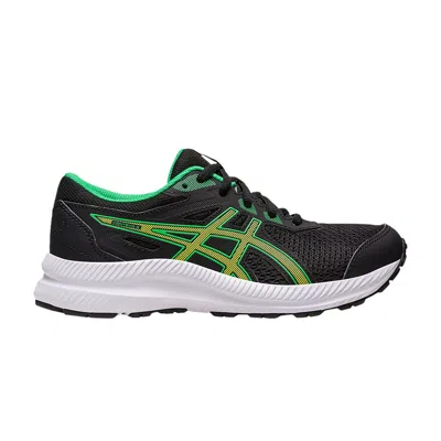 Pre-owned Asics Contend 8 Gs 'black Lime Zest' | Kid's Size 2.5