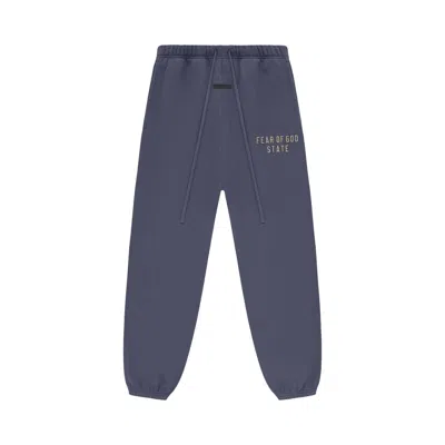 Pre-owned Essentials Fear Of God  Heavy Fleece Sweatpant 'marine Blue' | Men's Size M