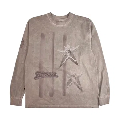 Pre-owned Cactus Jack By Travis Scott Long-sleeve Ii Tee 'taupe' | Brown | Men's Size Xxl