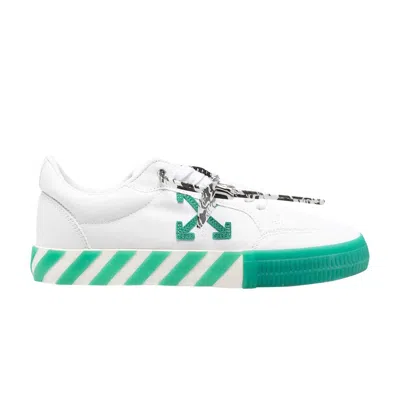 Pre-owned Off-white Vulc Sneaker Low 'white Green' | Men's Size 45