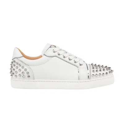 Pre-owned Christian Louboutin Wmns Vieira 'white Silver' | Women's Size 38