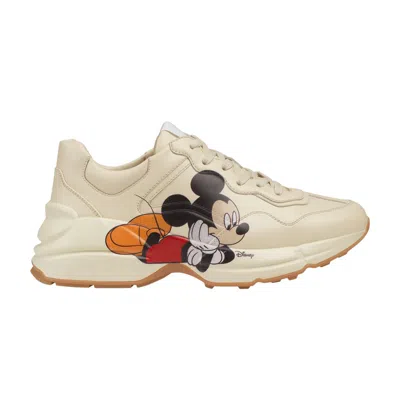 Pre-owned Gucci Disney X  Wmns Rhyton 'mickey Mouse' | White | Women's Size 34.5