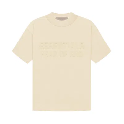 Pre-owned Essentials Fear Of God  Short-sleeve Tee 'egg Shell' | Cream | Kid's Size 12