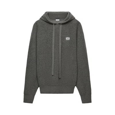Pre-owned Loewe Drawstring Hoodie 'grey' | Men's Size M