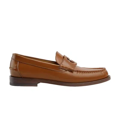 Pre-owned Gucci Loafer 'interlocking G - Brown' | Men's Size 5.5